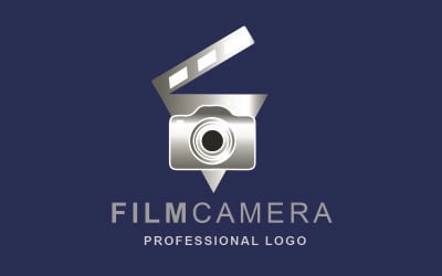 Logotipo profesional de la cámara de película