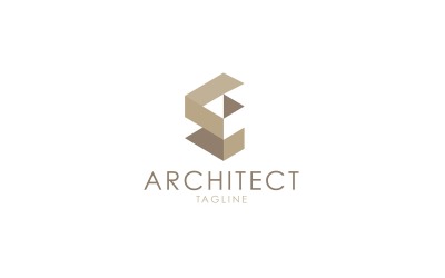 Modelo de Logotipo de Edifício Arquitetônico