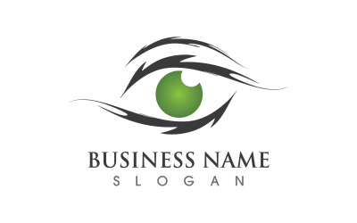 Eye Care Health Logo Vector Design V4