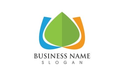 Green Eco Leaf Tree Logo Vector V16