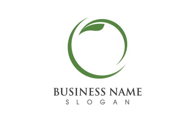 Green Eco Leaf Tree Logo Vector V24