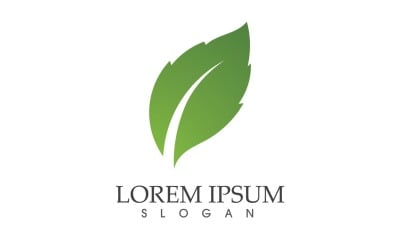 Leaf Green Nature Logo Vector V32