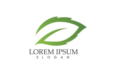 Leaf Green Nature Logo Vector V34