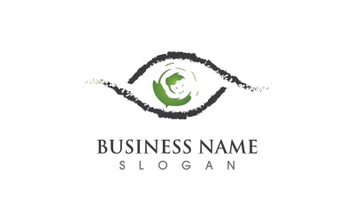 Verde Eco Foglia Albero Logo Vector V2