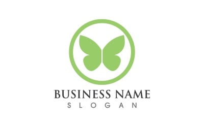 Beauthy Butterfly Logo Icon Vector V3