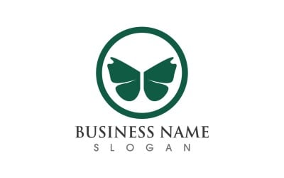 Beauthy Butterfly Logo Icon Vector V6