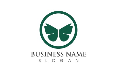 Beauty Butterfly Logo Icon Vector V6
