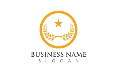 Blé Nourriture Riz Logo Vector V2