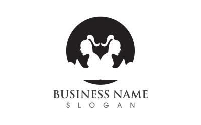 Book Reading People Logo Vector V12