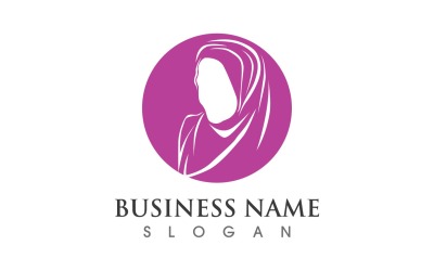 Femme Visage Salon Logo Beauthy Logo Vector V7
