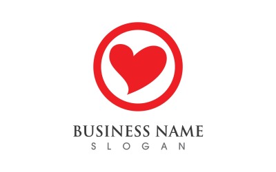 Heart Love Red Symbol Logo V1