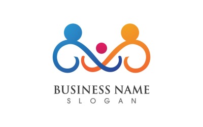 Infinito Vector Logo E Símbolo Vector V3