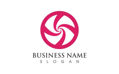 Vortex Circle Ring Logo Vector V6