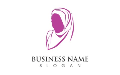 Woman Face Salon Logo Beauthy Logo Vector V3