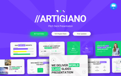 Artigiano 创意多用途主题演讲模板