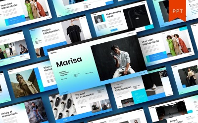 Marisa – PowerPoint-mall för företag