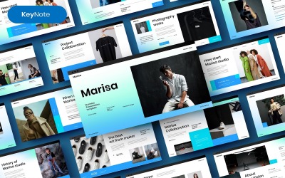 Marisa — szablon biznesowej prezentacji
