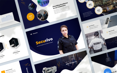 Security Company Presentation Keynote Template