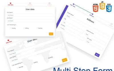 Multi Step Form: Working Paginated Form to Include in Any Web Page