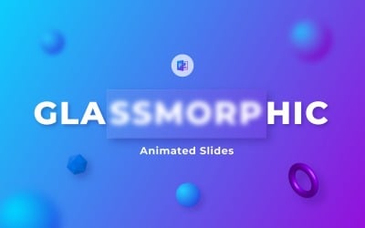 Presentazione animata di Glassmorphism