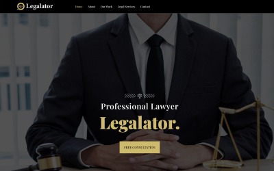 Sady šablon pro profesionální právníky Legalator Elementor