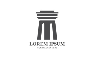 Column Logo And Symbol Template V8