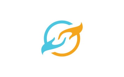 Hand Care Vector Logo Design Template V4