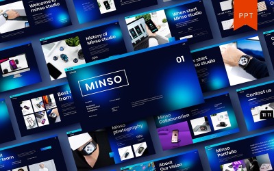 Minso – PowerPoint-mall för företag