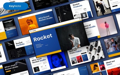 Rocket – Modello di nota chiave aziendale