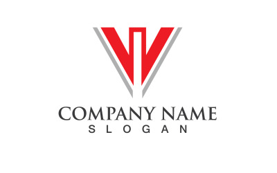 V Business Letter Vector Logo V7