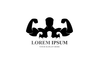 Sport Label  Gym Badge  Fitness Logo Design V29