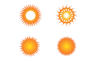 Soleil Logo Vector Icon Template Design V10