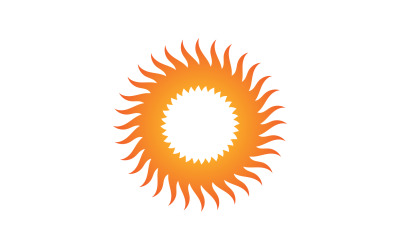 Soleil Logo Vector Icon Template Design V1