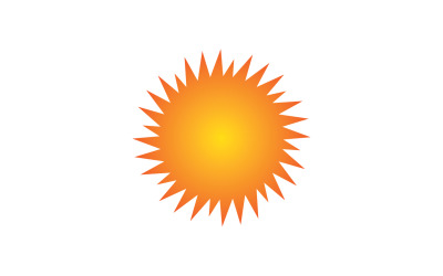 Soleil Logo Vector Icon Template Design V5