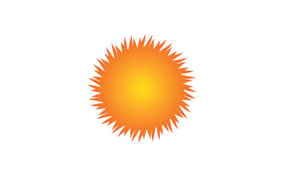 Soleil Logo Vector Icon Template Design V6