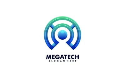Styl loga Mega Tech Gradient