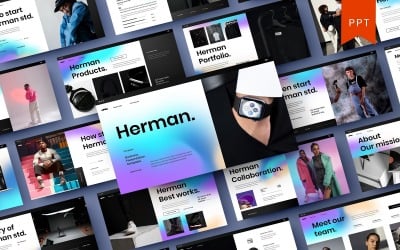 Herman – Üzleti PowerPoint sablon