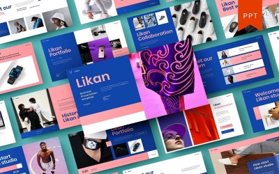 Likan – PowerPoint-mall för företag
