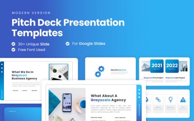 Graustufen - Mehrzweck-Business-Google Slides-Vorlage