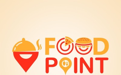 Plantilla de diseño de logotipo - Punto de comida