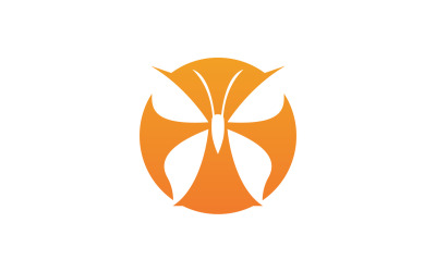 Butterfly Icon Logo Vector Beauty V20