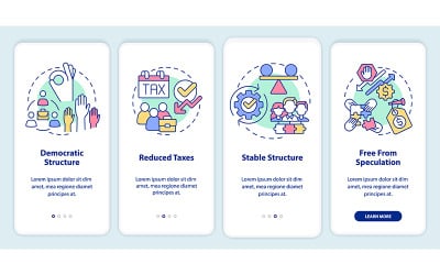 合作社入职移动应用屏幕的优势