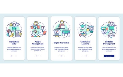 Затребувані додаткові навички. Екран мобільного додатка