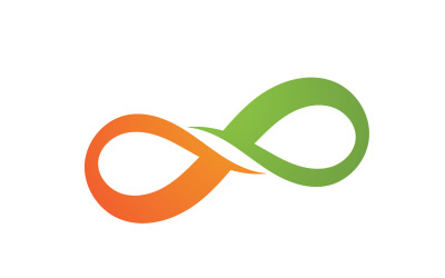 Infinity Design Vector Logo Design Loop Szablon V10