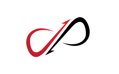 Infinity Design Vector Logo Design Loop Szablon V14