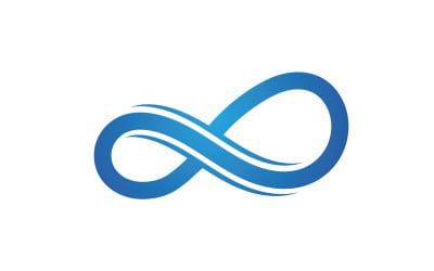 Infinity Design Vector Logo Design Loop Szablon V1