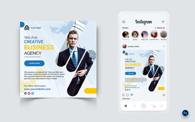 Modèle de conception de publication sur les médias sociaux pour la promotion des services aux entreprises-08