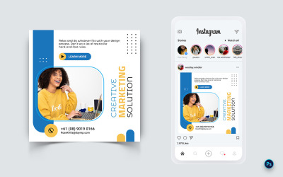 Modello di progettazione di post sui social media per la promozione dei servizi aziendali-07