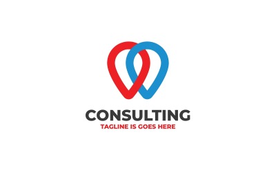 Affari e consulenza Logo Template V5