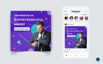 Affärstjänster marknadsföring Sociala medier Postdesignmall-17